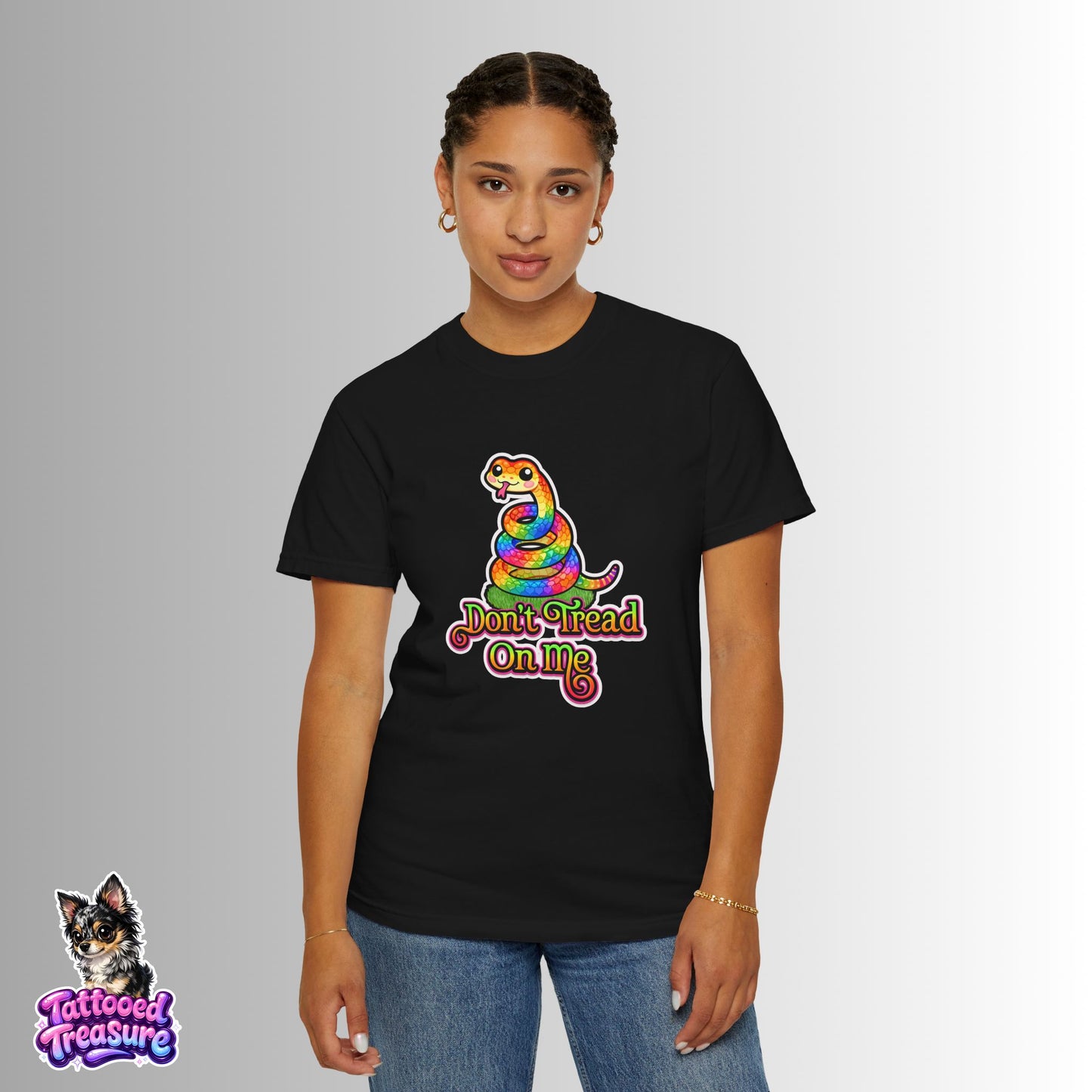 Don't Tread On Me Rainbow Snake T-Shirt