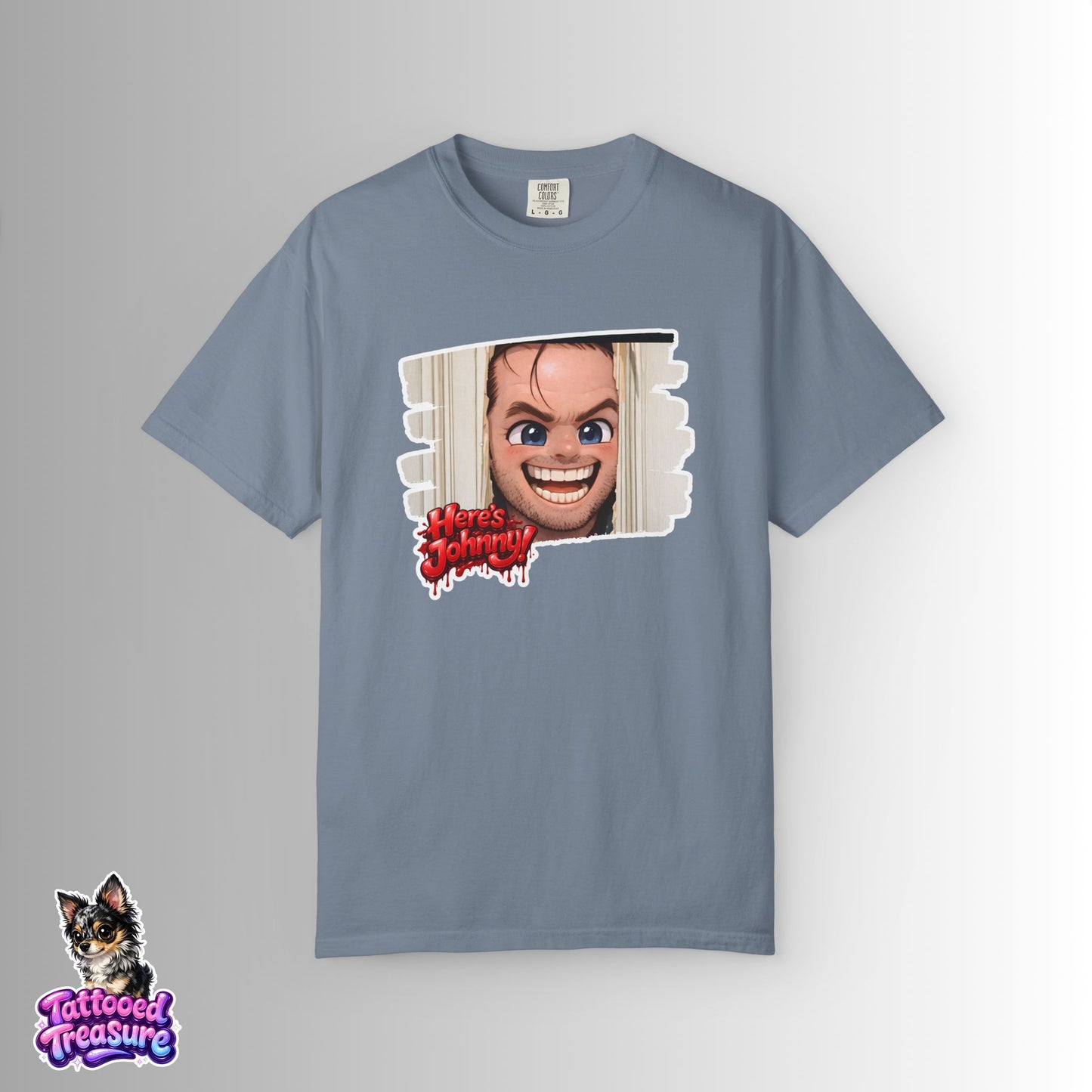 Horror The Shining Graphic T‑Shirt — 'Here's Johnny' Creepy Tee