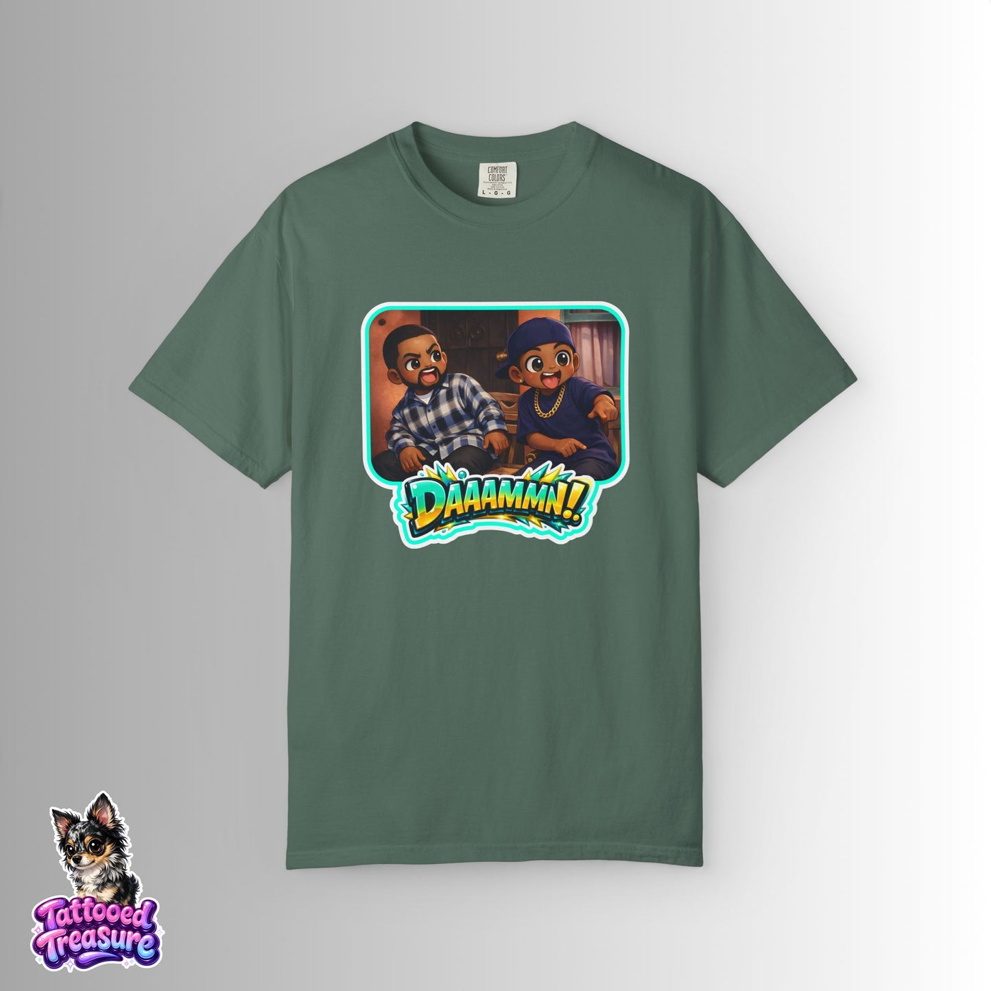 Daaamn! Graphic T-Shirt — Retro Cartoon Reaction Tee