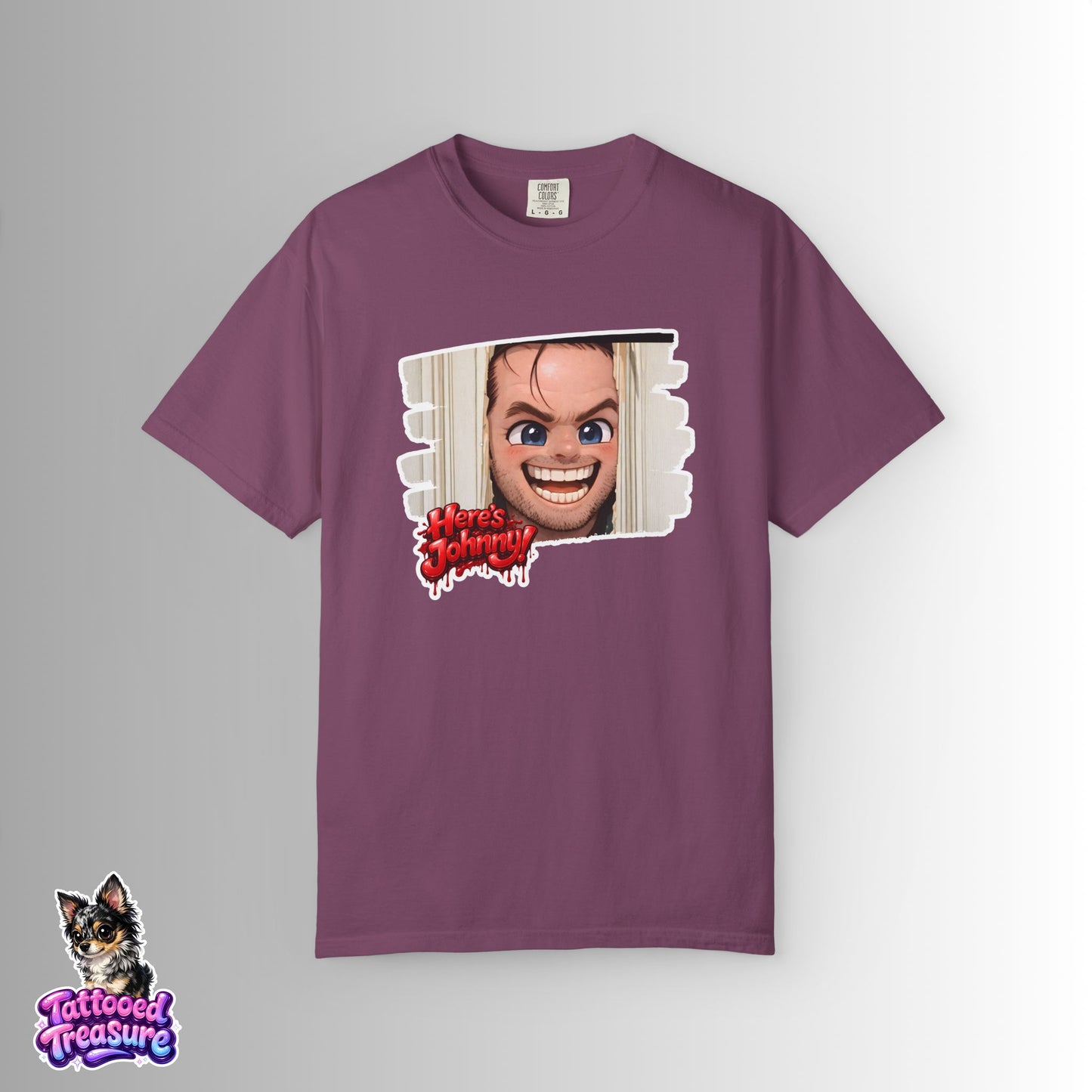 Horror The Shining Graphic T‑Shirt — 'Here's Johnny' Creepy Tee