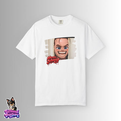 Horror The Shining Graphic T‑Shirt — 'Here's Johnny' Creepy Tee