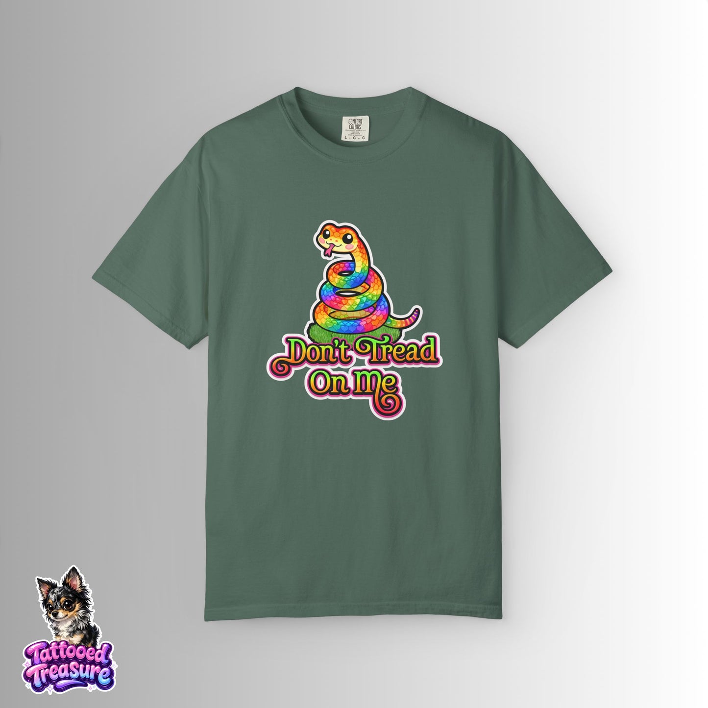 Don't Tread On Me Rainbow Snake T-Shirt