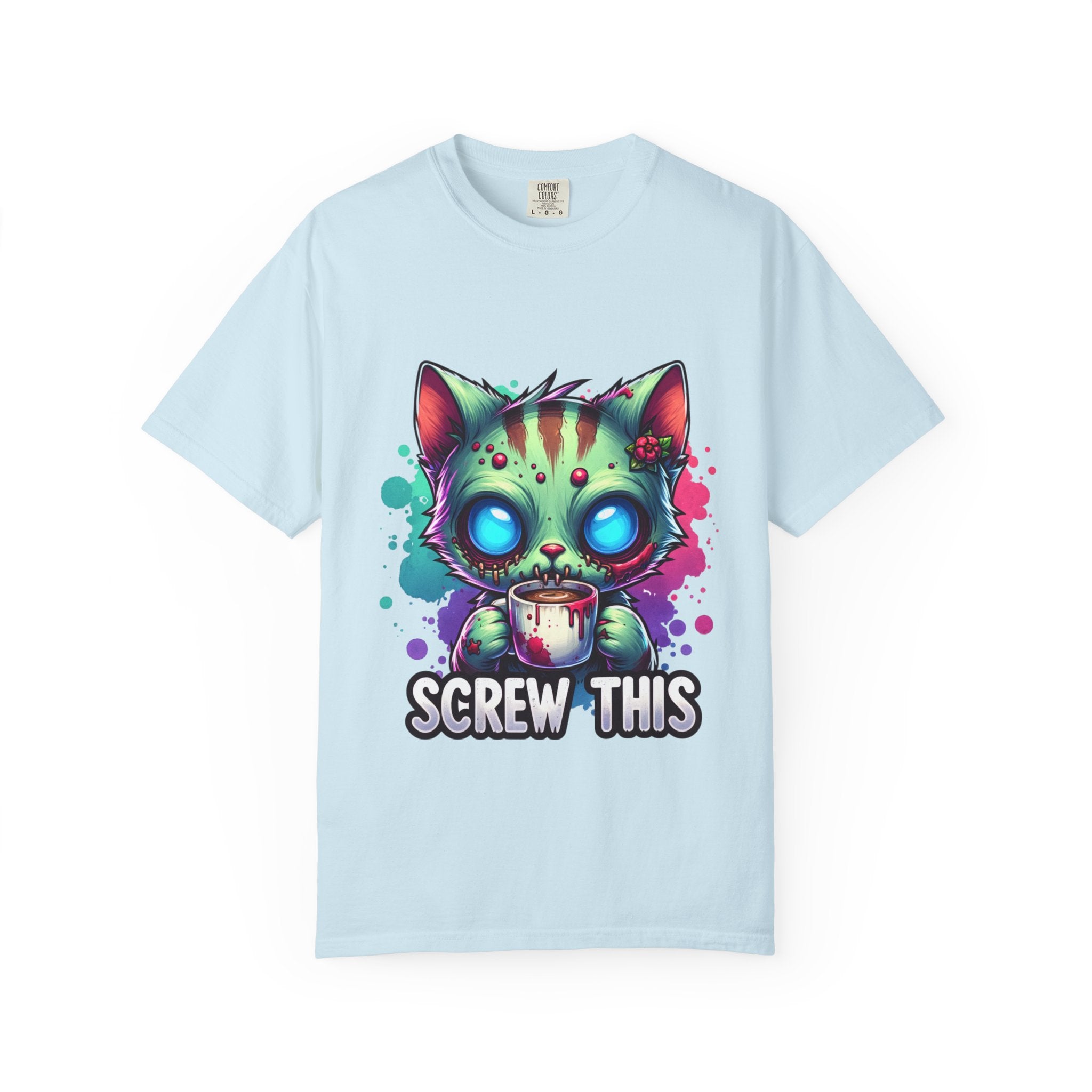 Zombie Kitty 'Screw This' T-Shirt
