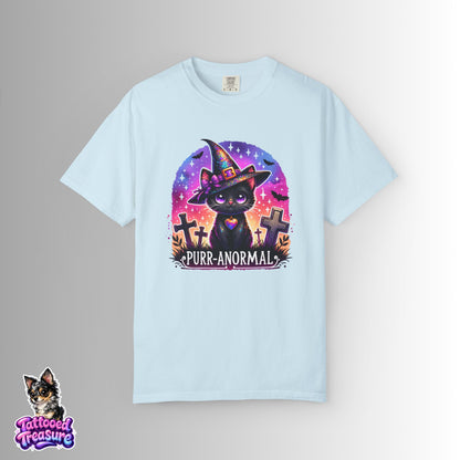 Purr-anormal Cat Witch T-Shirt