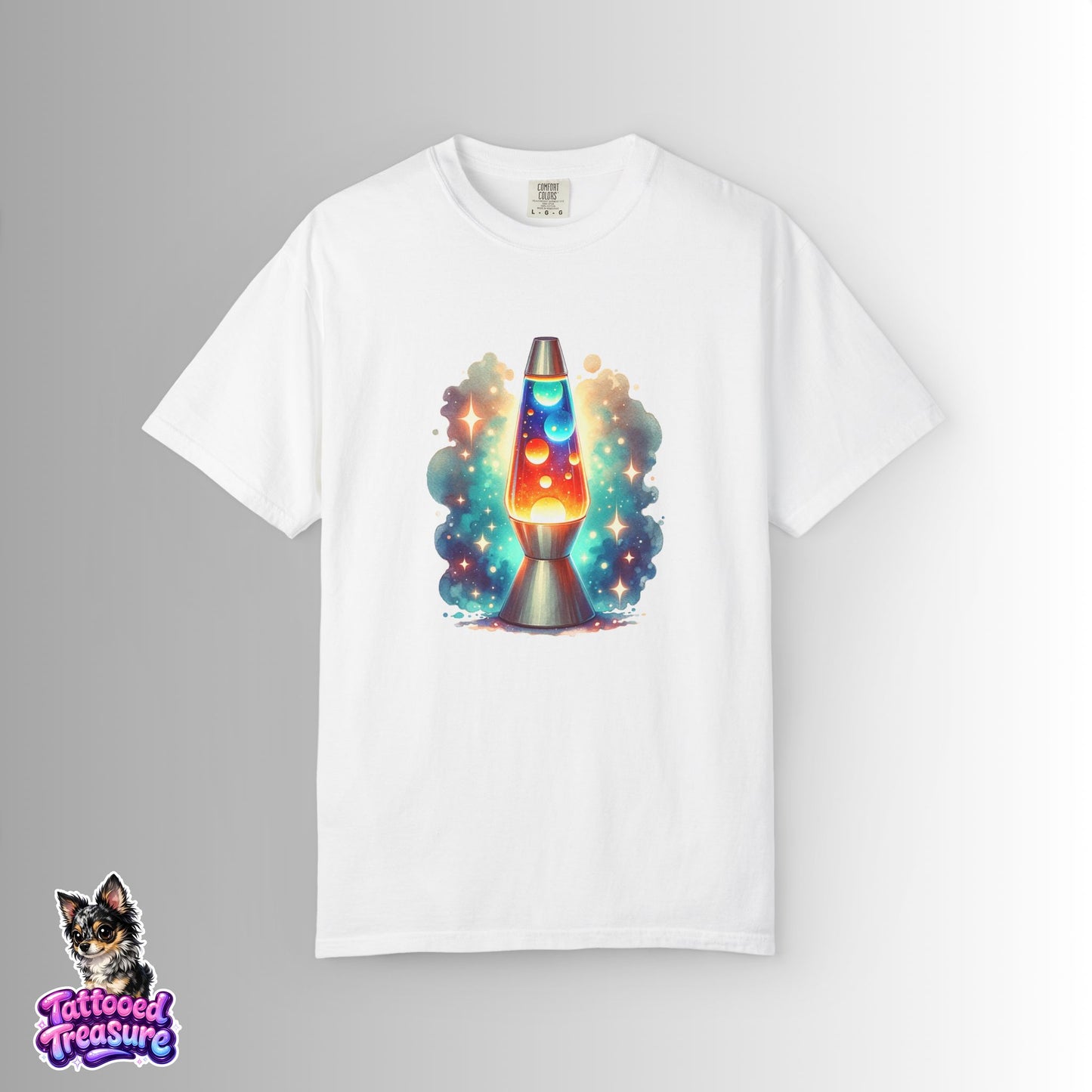 Lava Lamp Night Tee — Retro Psychedelic Glow T-Shirt