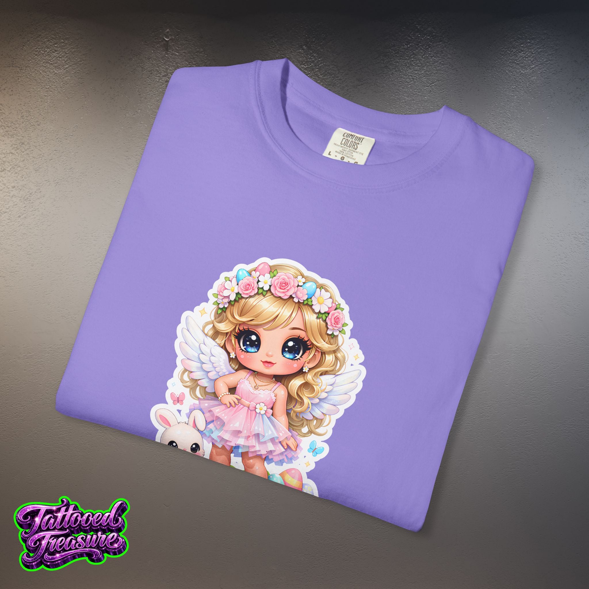 Easter Bunny Girl T-Shirt — Cute Pastel Easter Tee