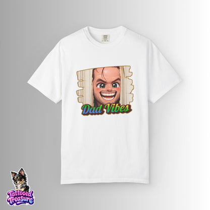 Dad Vibes T-Shirt — Funny Peeking Face Father’s Day Tee