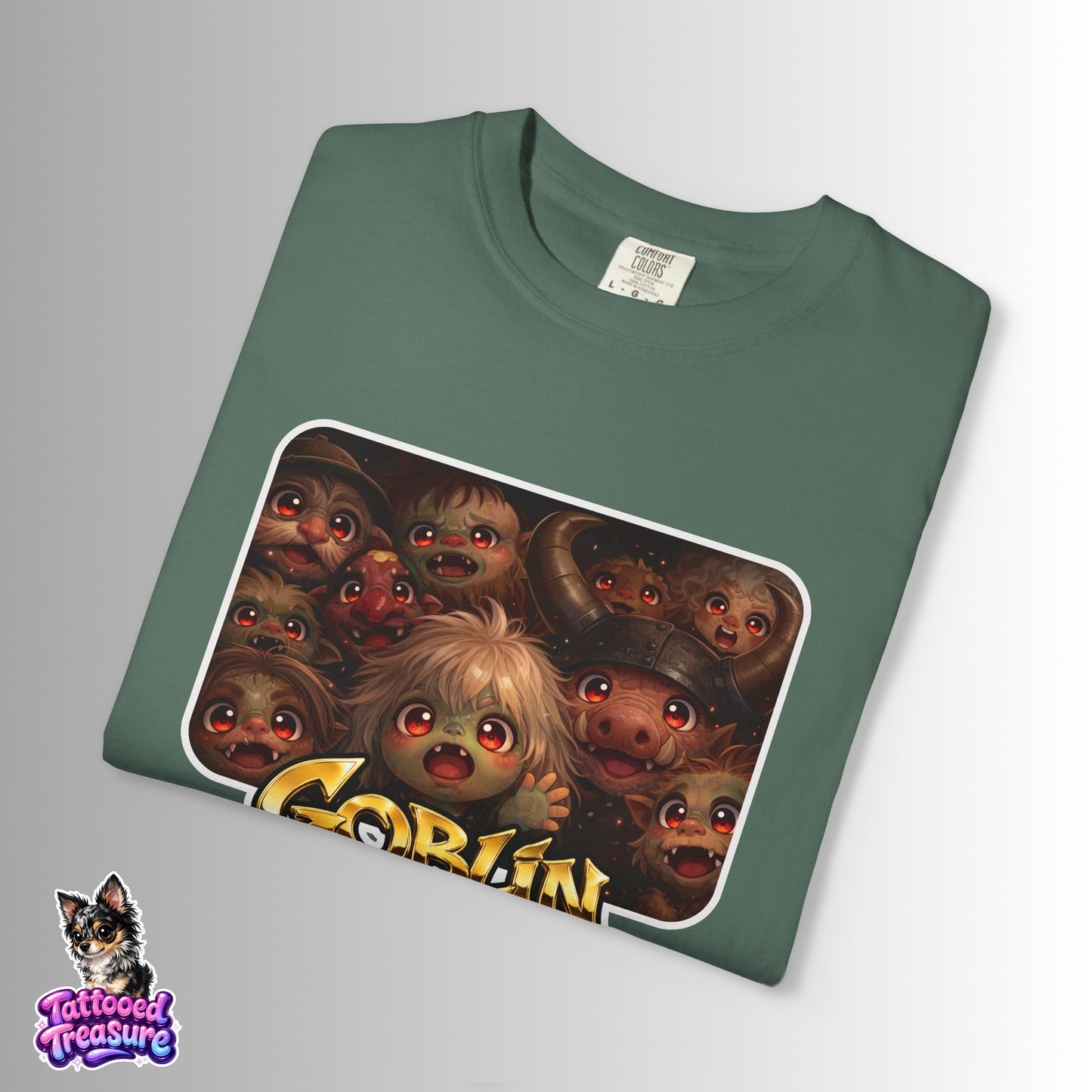 Goblin Vibes Graphic T-Shirt — Cute Creepy Monster Art Tee