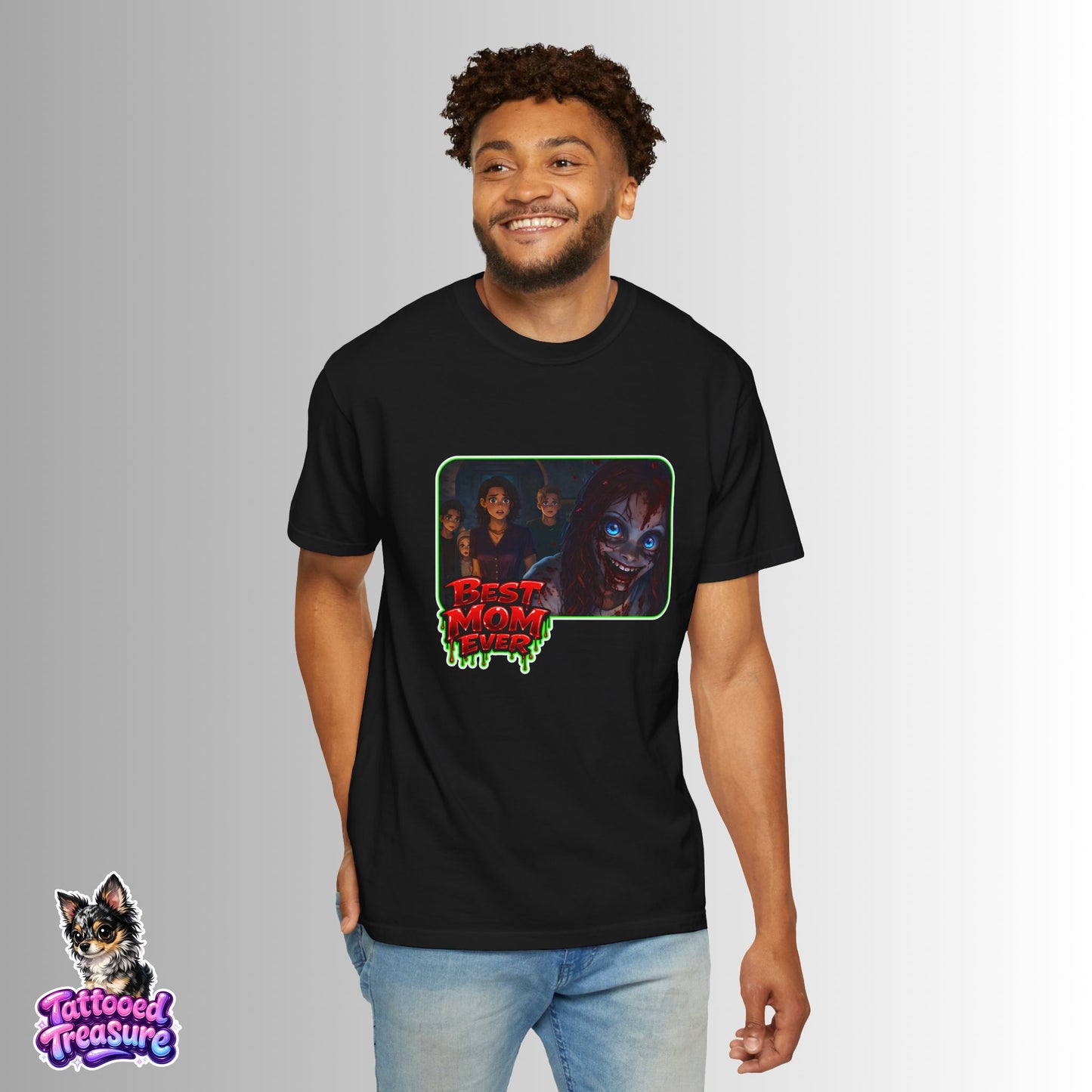 'Best Mom Ever' Horror Movie Graphic T-Shirt