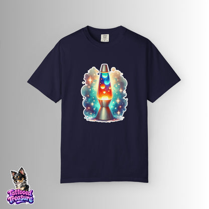 Lava Lamp Night Tee — Retro Psychedelic Glow T-Shirt