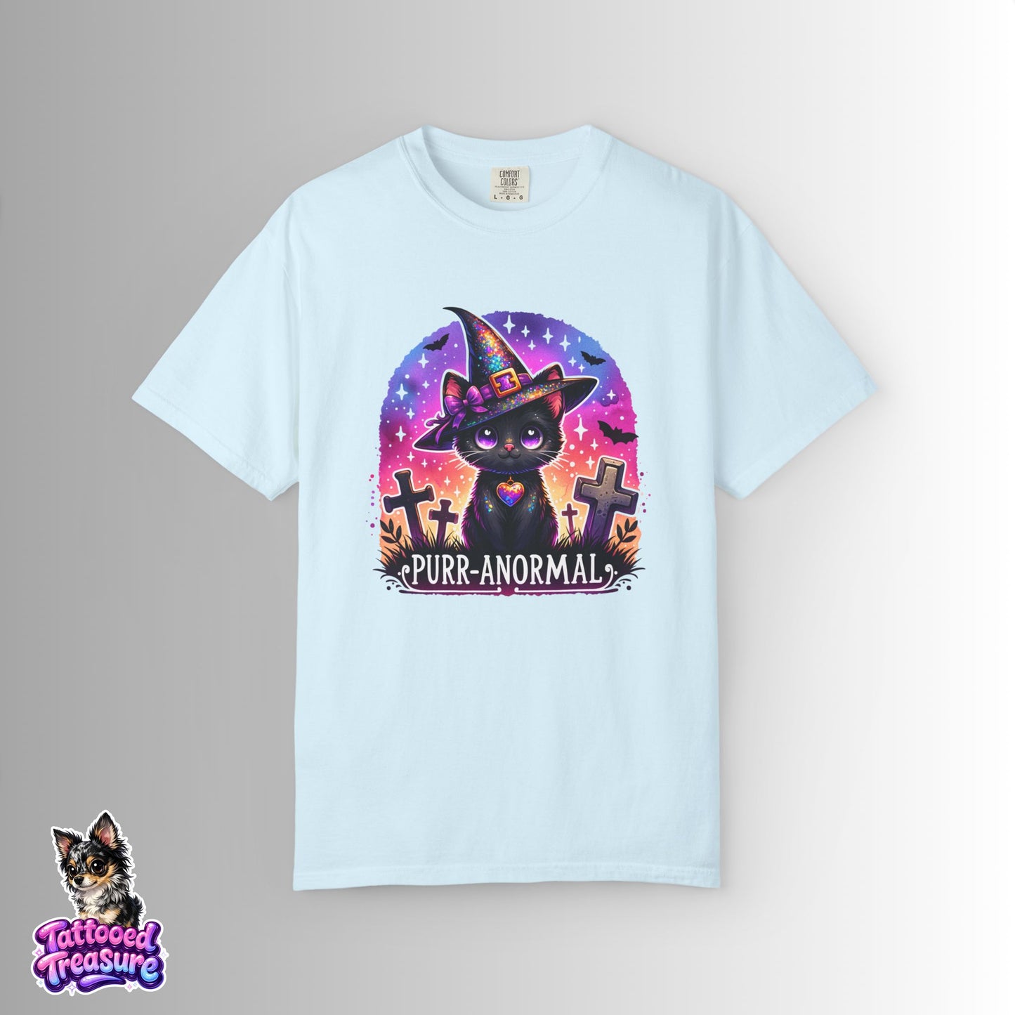 Purr-anormal Cat Witch T-Shirt