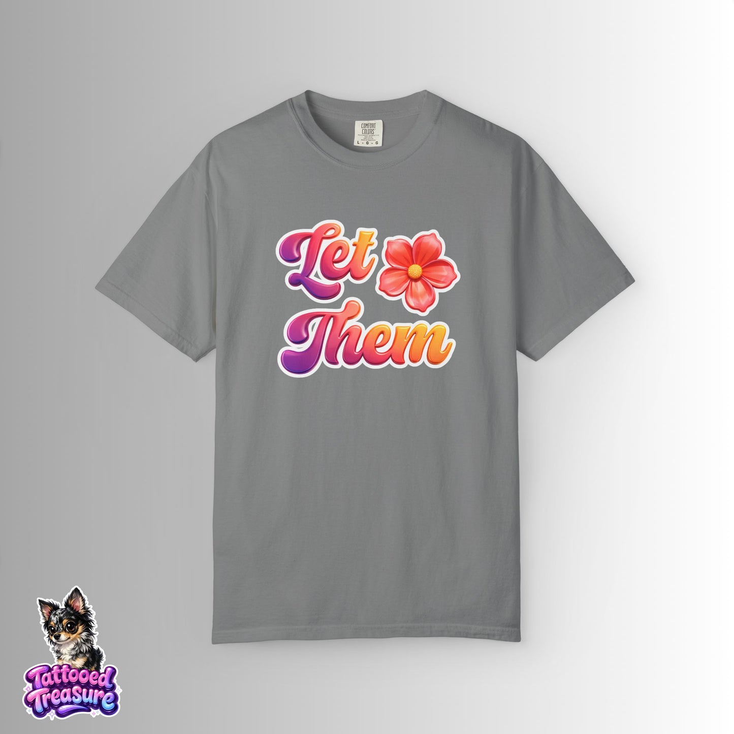 Let Them Flower T-Shirt — Retro Floral Graphic Tee
