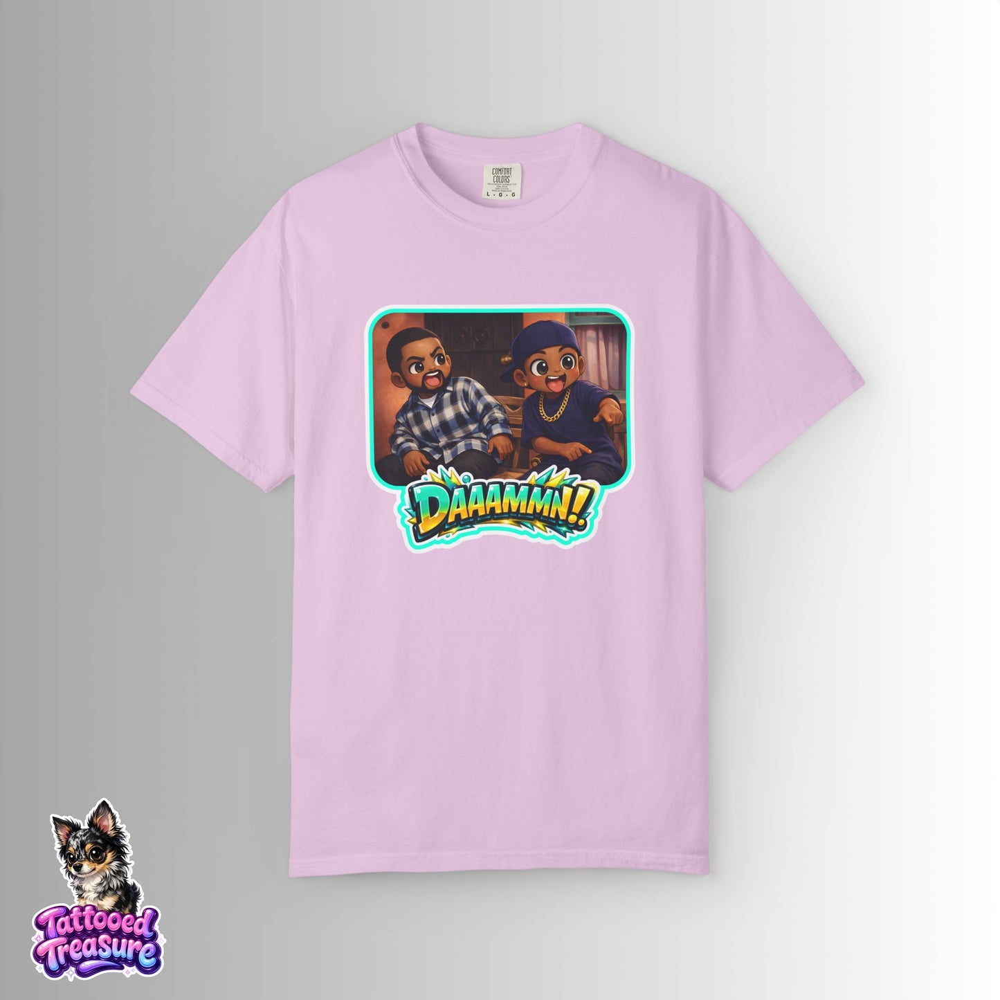 Daaamn! Graphic T-Shirt — Retro Cartoon Reaction Tee