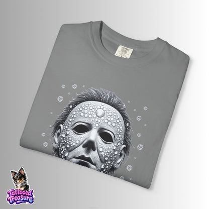 Horror Mask Tee — Michael Myers Halloween Graphic T-Shirt