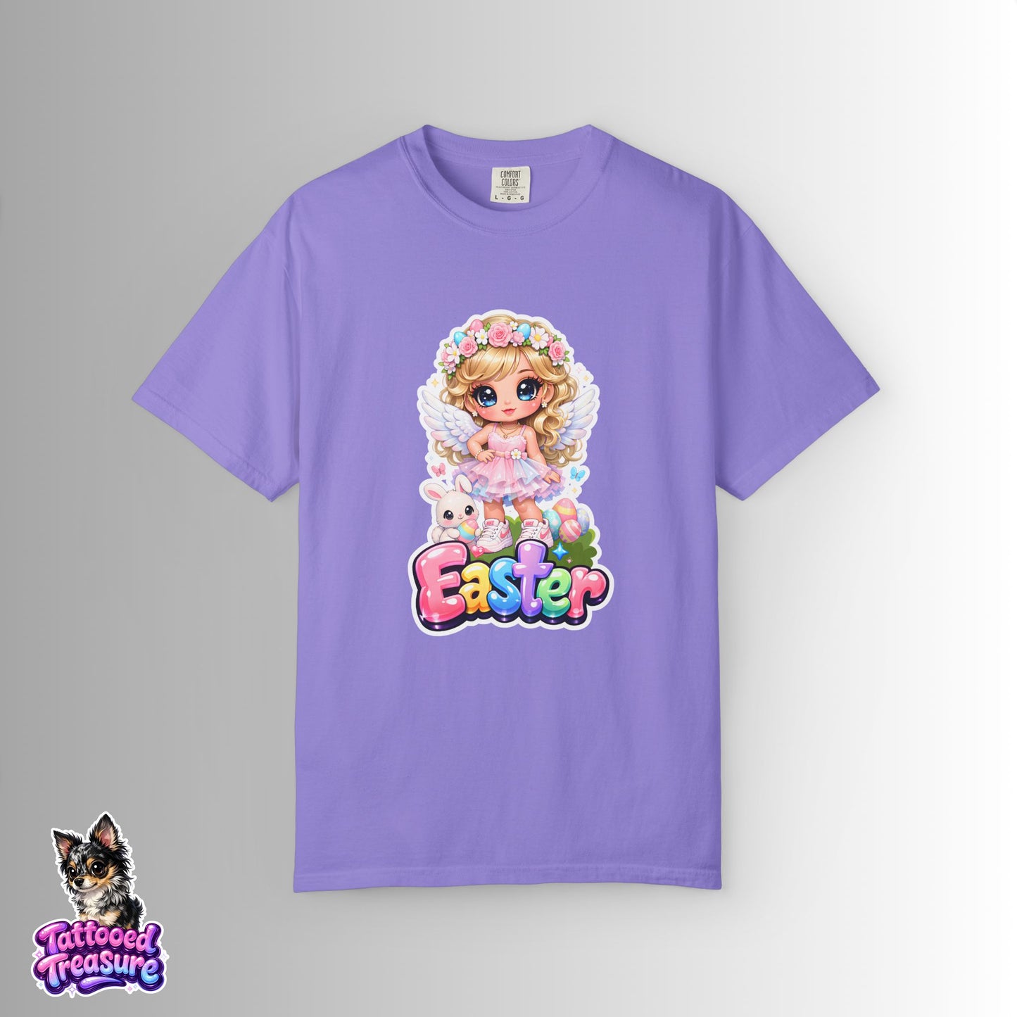 Easter Bunny Girl T-Shirt — Cute Pastel Easter Tee
