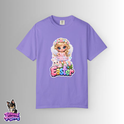 Easter Bunny Girl T-Shirt — Cute Pastel Easter Tee