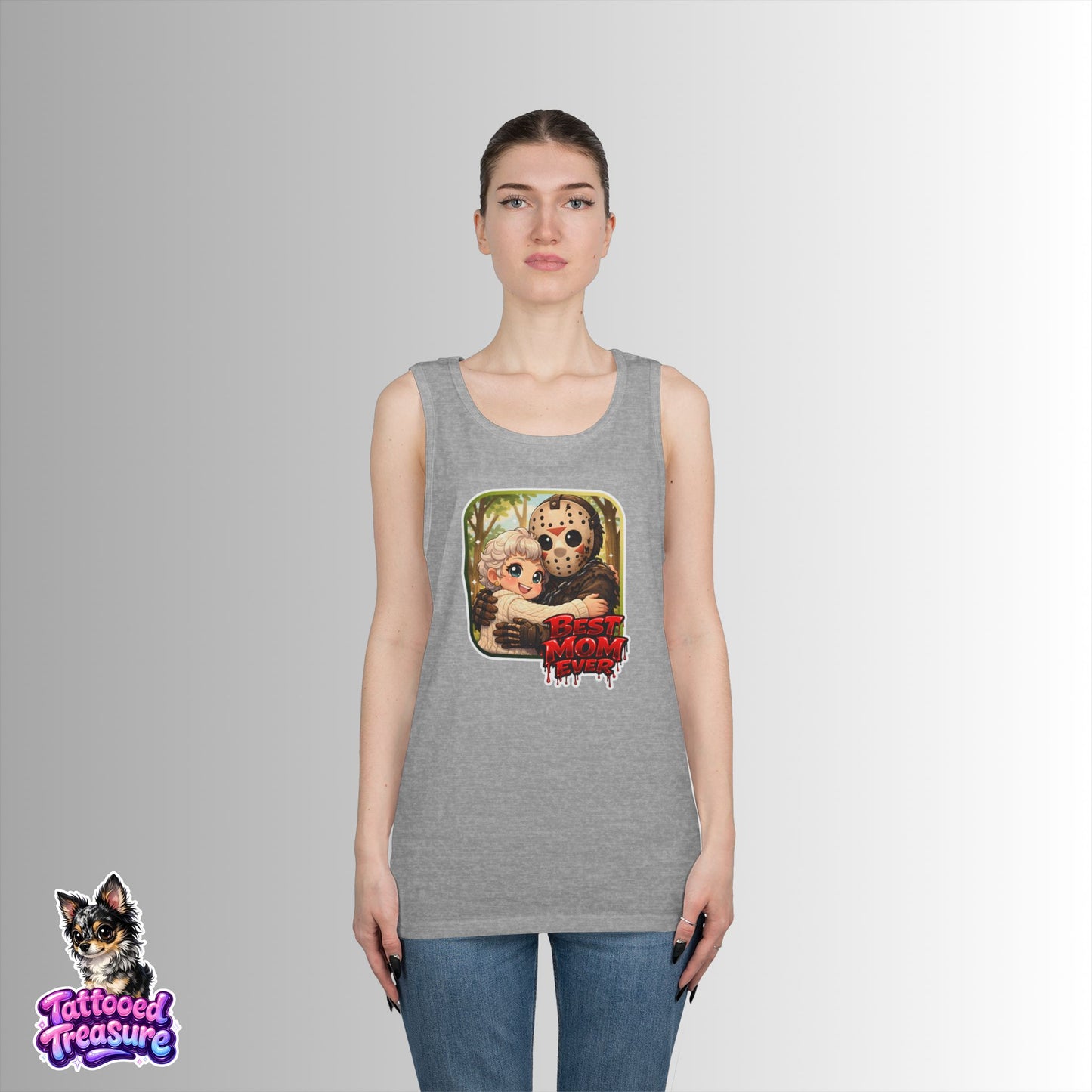 Tank Top — "Best Mom Ever" Horror Jason & Mother Design