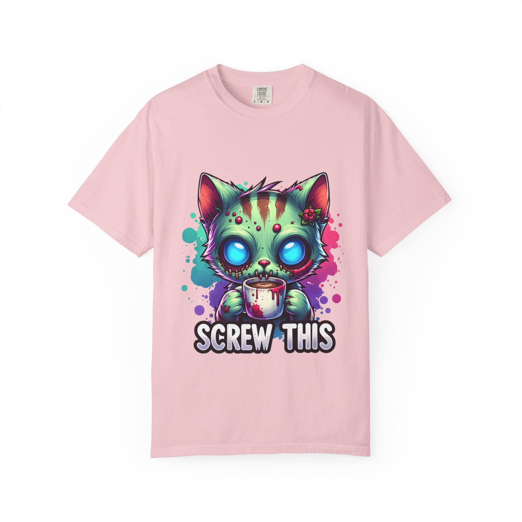 Zombie Kitty 'Screw This' T-Shirt