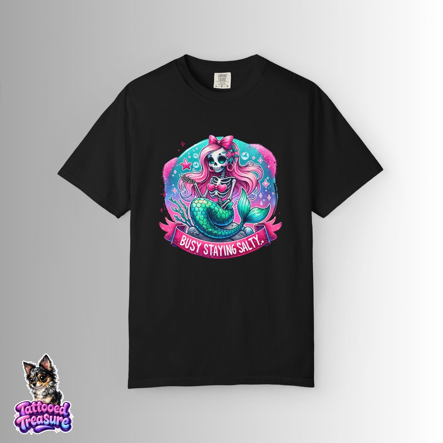 Busy Staying Salty Mermaid T-Shirt