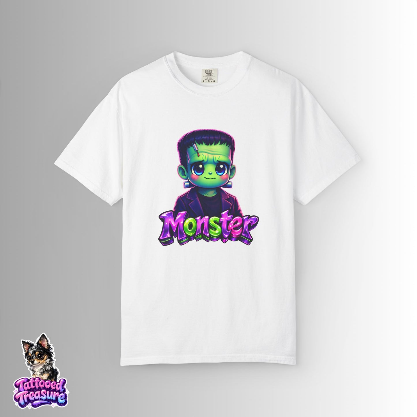 Cute Frankenstein 'Monster' Graphic T-Shirt