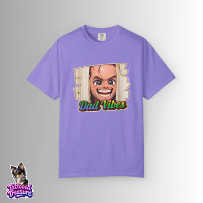 Dad Vibes T-Shirt — Funny Peeking Face Father’s Day Tee