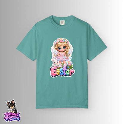 Easter Bunny Girl T-Shirt — Cute Pastel Easter Tee