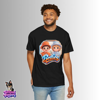 Besties Cartoon T-Shirt — Cute Dumb&Dumber  Graphic Tee