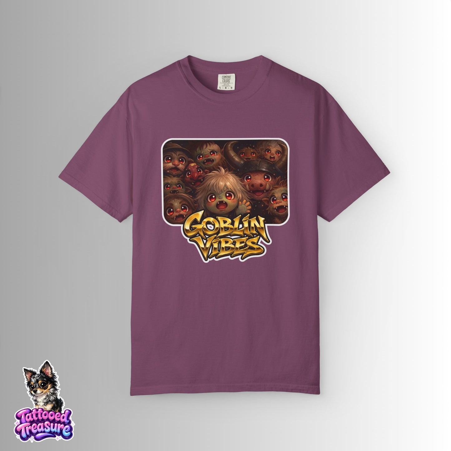 Goblin Vibes Graphic T-Shirt — Cute Creepy Monster Art Tee