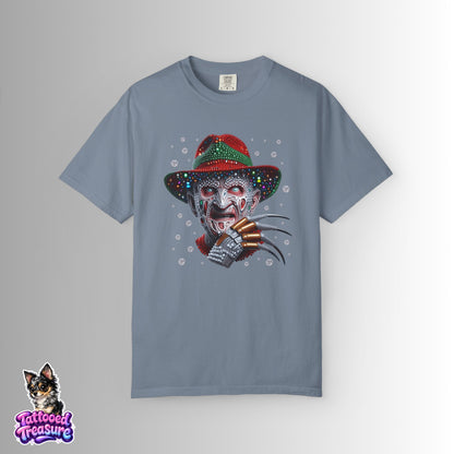 Horror Icon T-Shirt — Freddy Krueger Inspired Nightmare Design