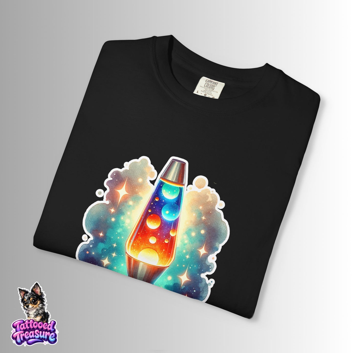 Lava Lamp Night Tee — Retro Psychedelic Glow T-Shirt