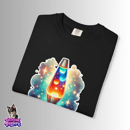 Lava Lamp Night Tee — Retro Psychedelic Glow T-Shirt