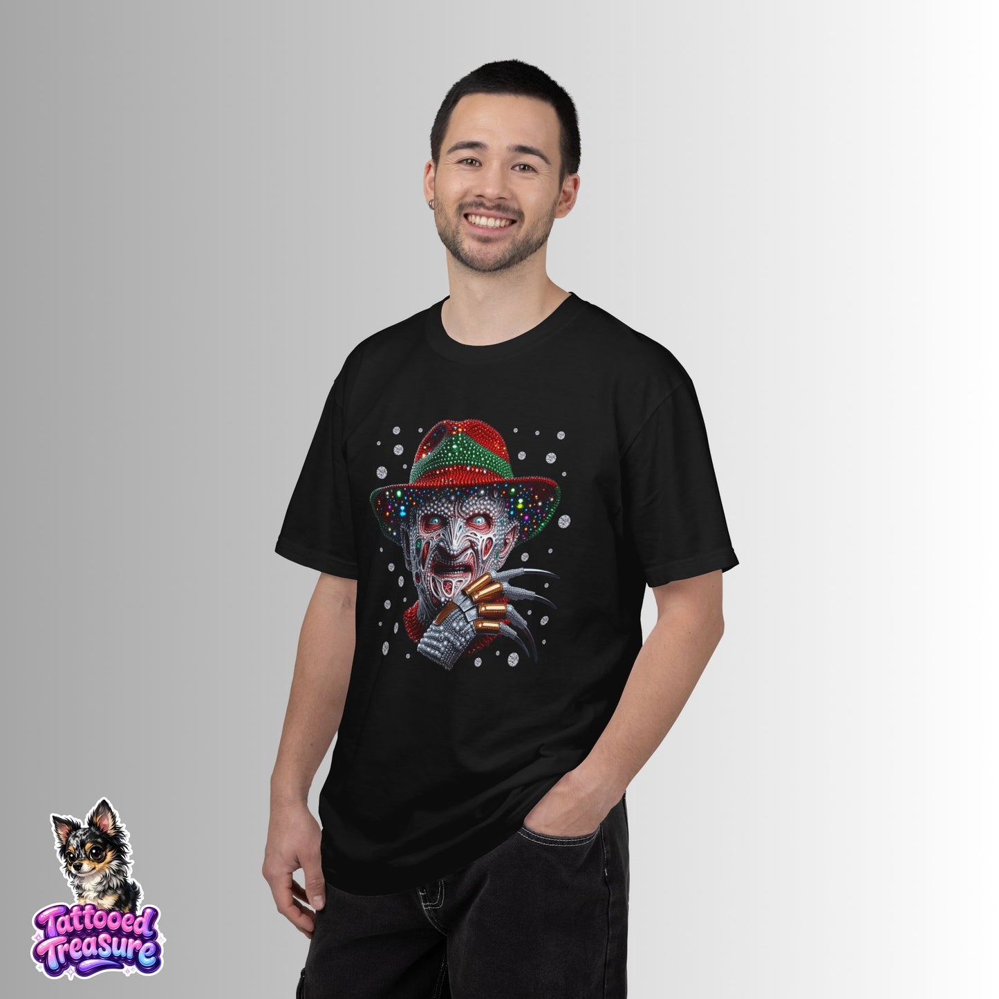 Horror Icon T-Shirt — Freddy Krueger Inspired Nightmare Design