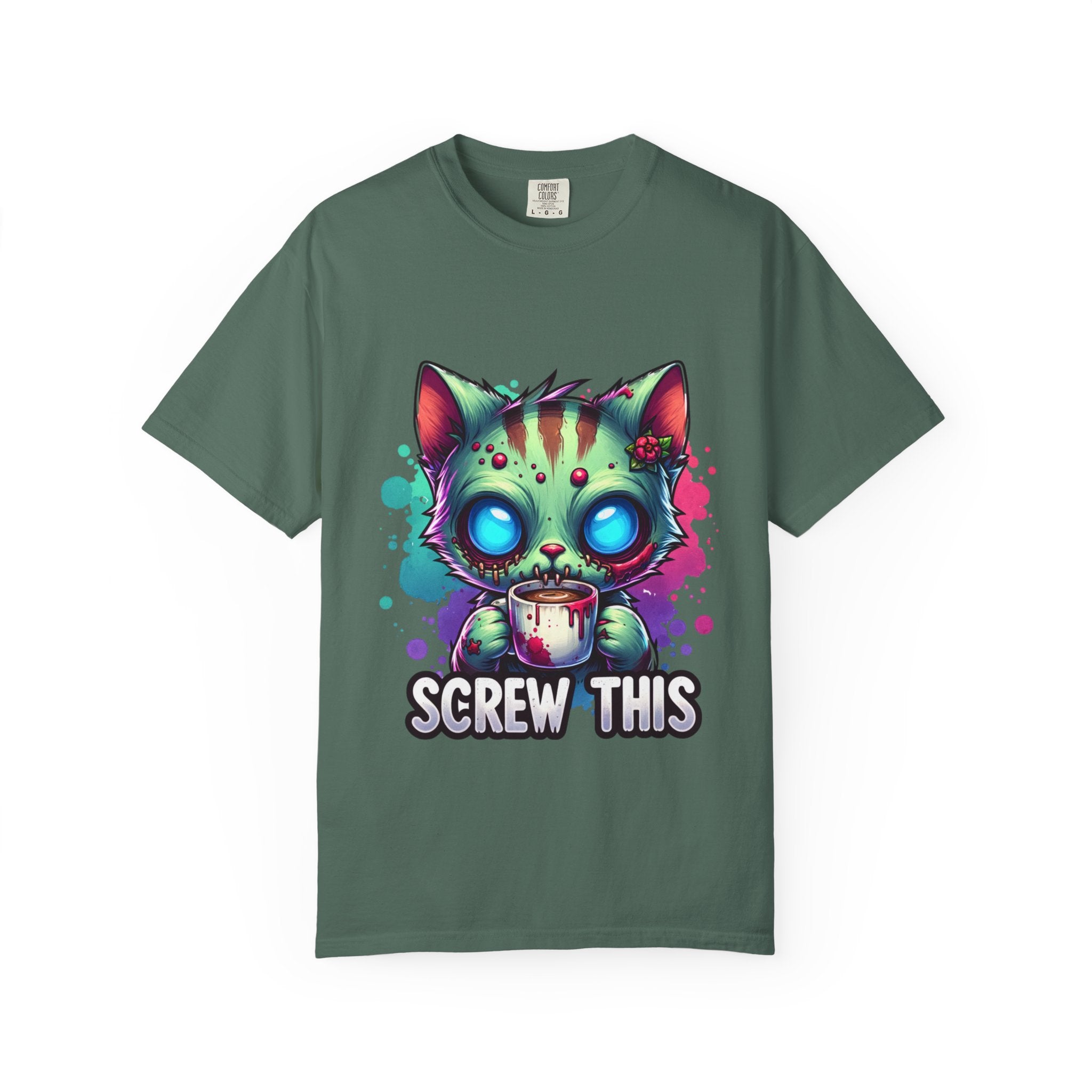 Zombie Kitty 'Screw This' T-Shirt