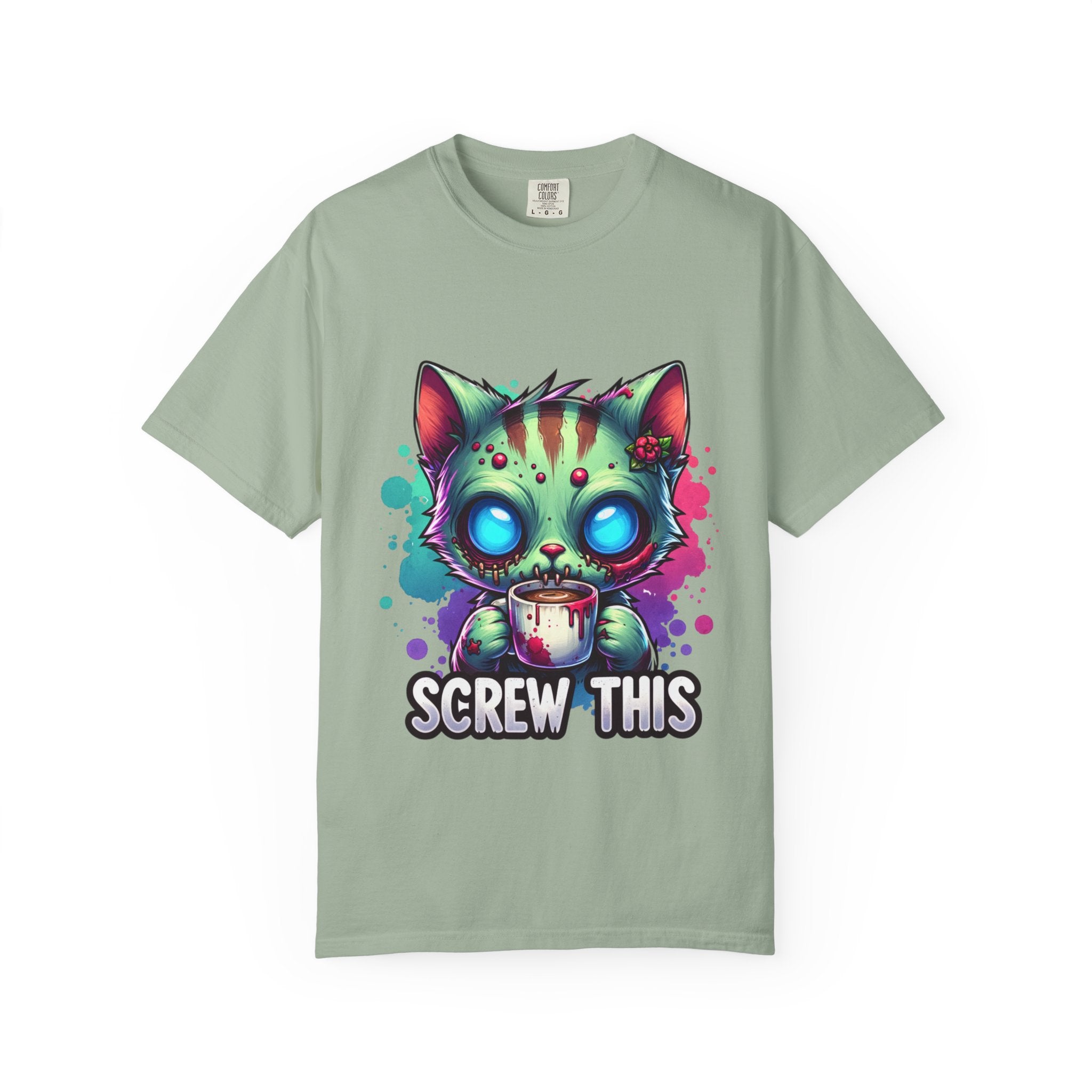 Zombie Kitty 'Screw This' T-Shirt