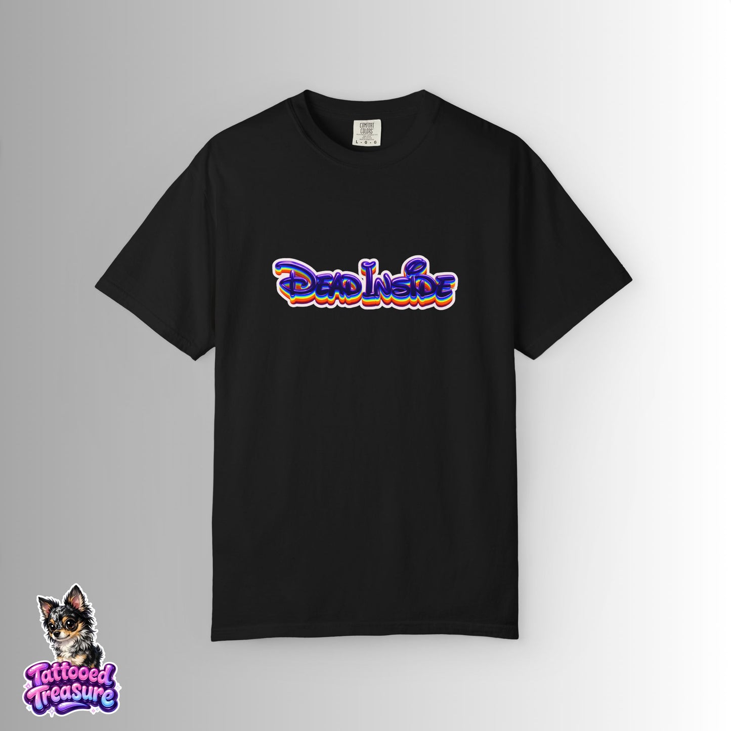 Dead Inside T‑Shirt — Retro Graffiti Graphic Tee