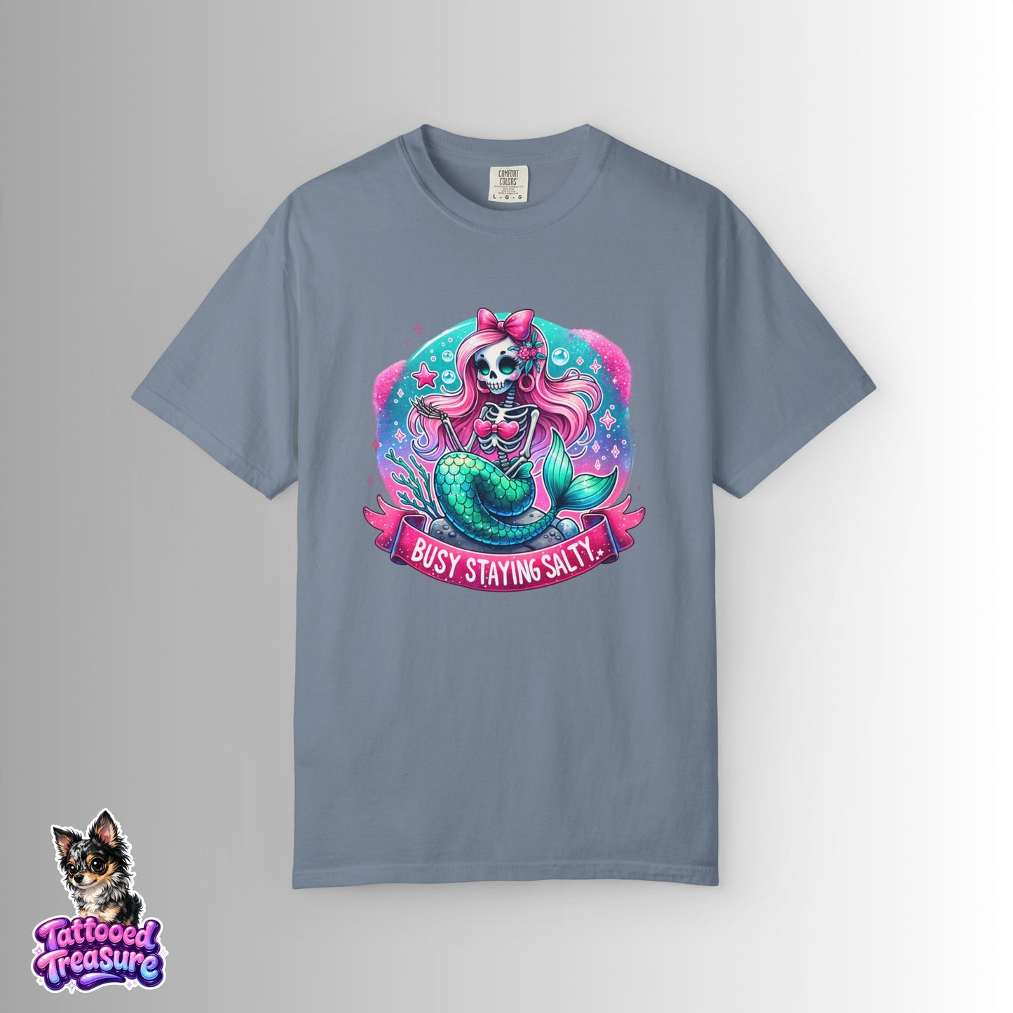 Busy Staying Salty Mermaid T-Shirt