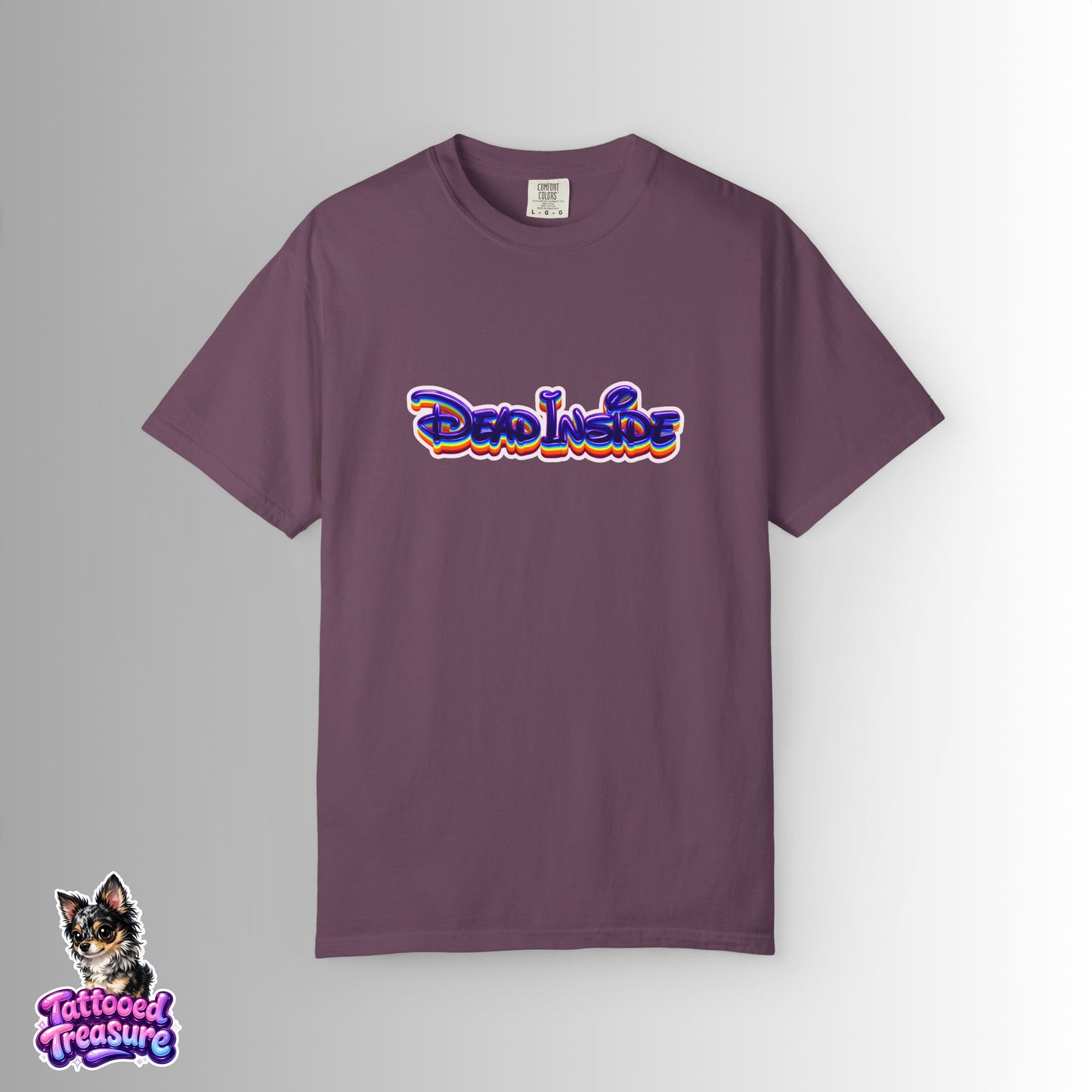 Dead Inside T‑Shirt — Retro Graffiti Graphic Tee