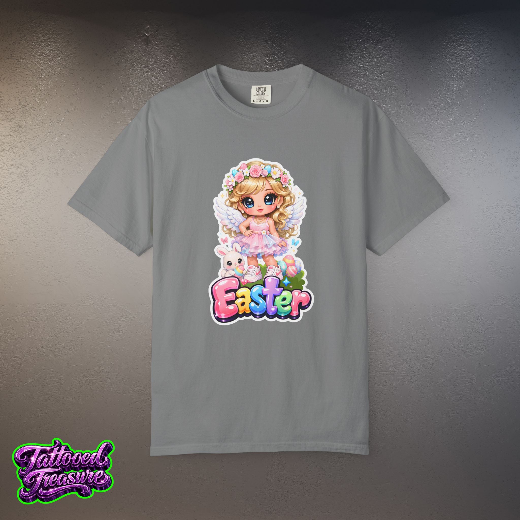 Easter Bunny Girl T-Shirt — Cute Pastel Easter Tee