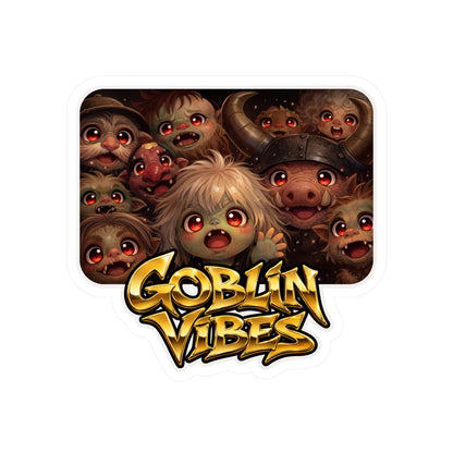 Goblin Vibes Sticker — Cute Fantasy Vinyl Kiss-Cut Sticker