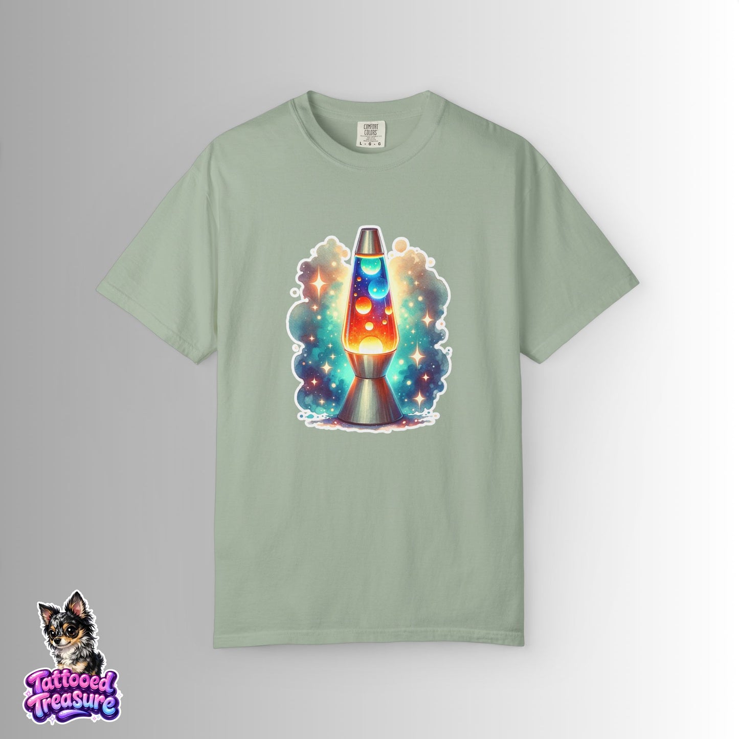 Lava Lamp Night Tee — Retro Psychedelic Glow T-Shirt