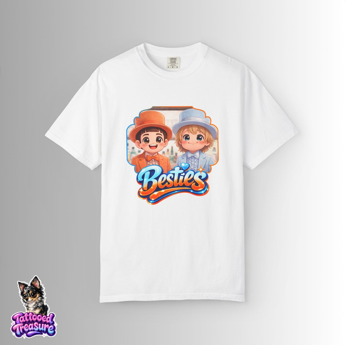 Besties Cartoon T-Shirt — Cute Dumb&Dumber  Graphic Tee