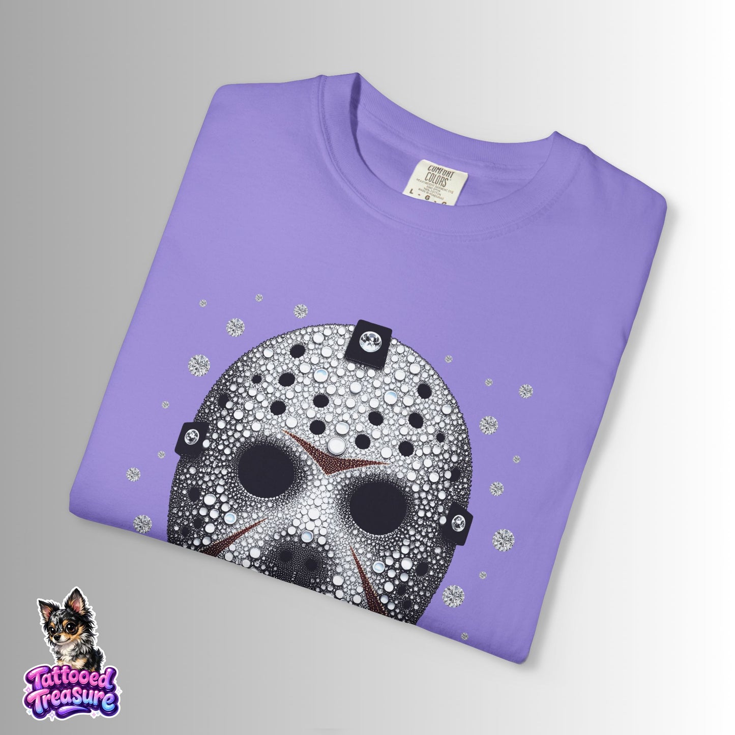 Friday the 13th Bling Mask Skull T-Shirt
