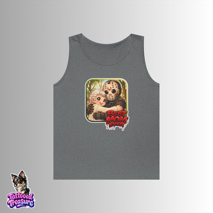 Tank Top — "Best Mom Ever" Horror Jason & Mother Design