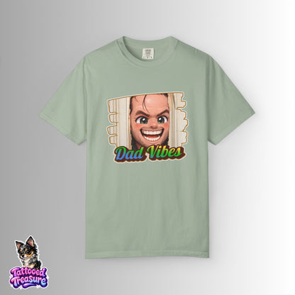 Dad Vibes T-Shirt — Funny Peeking Face Father’s Day Tee