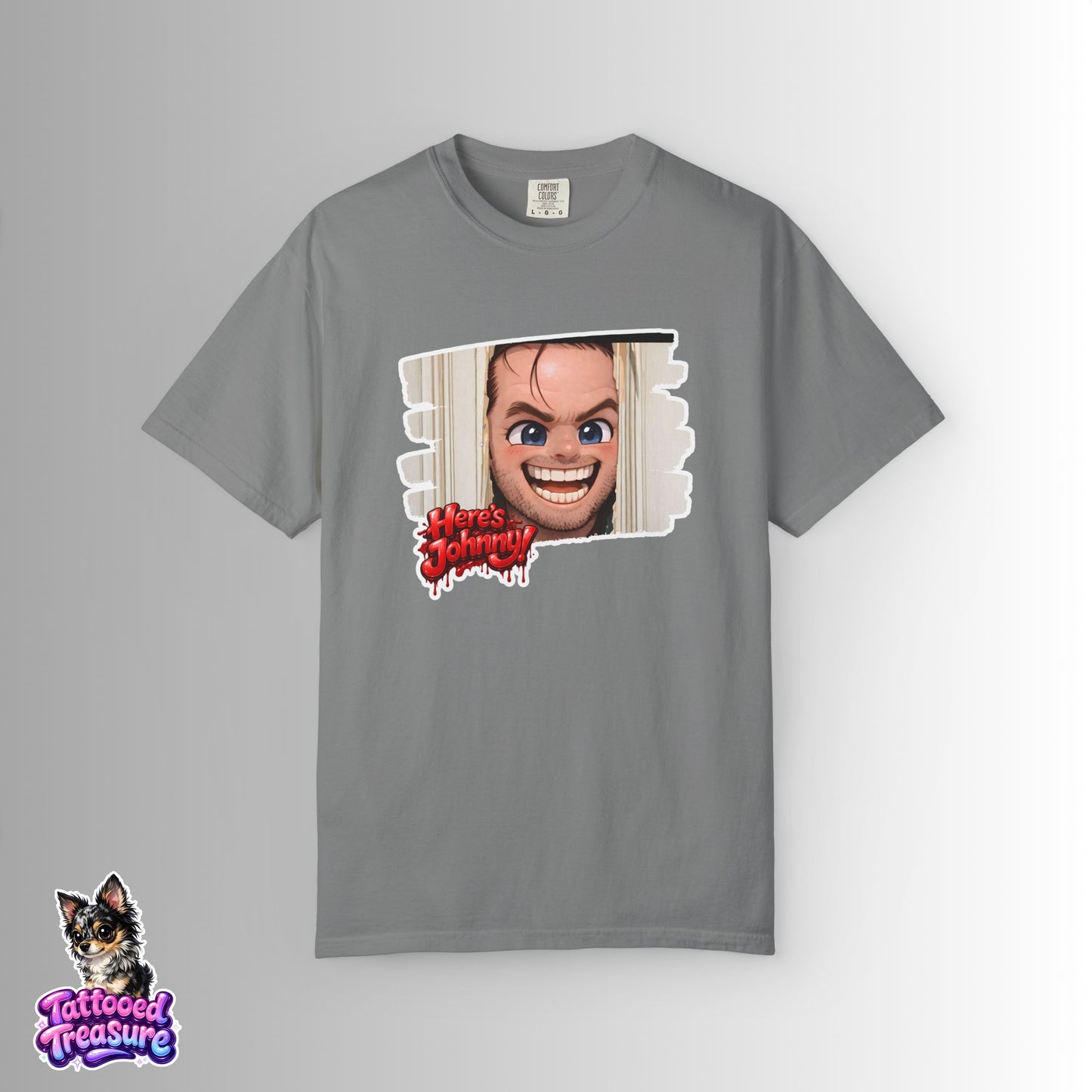 Horror The Shining Graphic T‑Shirt — 'Here's Johnny' Creepy Tee