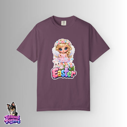 Easter Bunny Girl T-Shirt — Cute Pastel Easter Tee