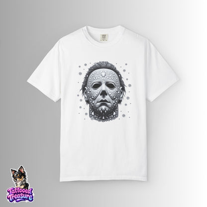 Horror Mask Tee — Michael Myers Halloween Graphic T-Shirt