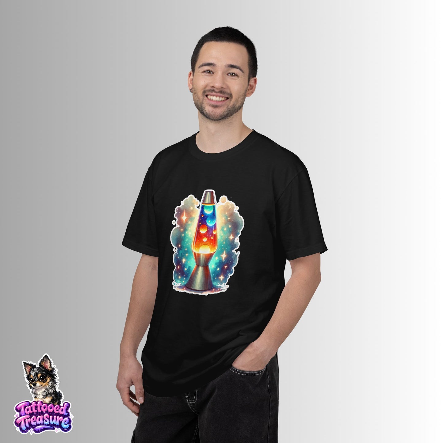 Lava Lamp Night Tee — Retro Psychedelic Glow T-Shirt