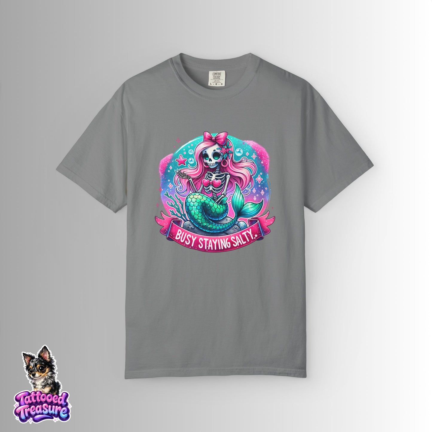 Busy Staying Salty Mermaid T-Shirt