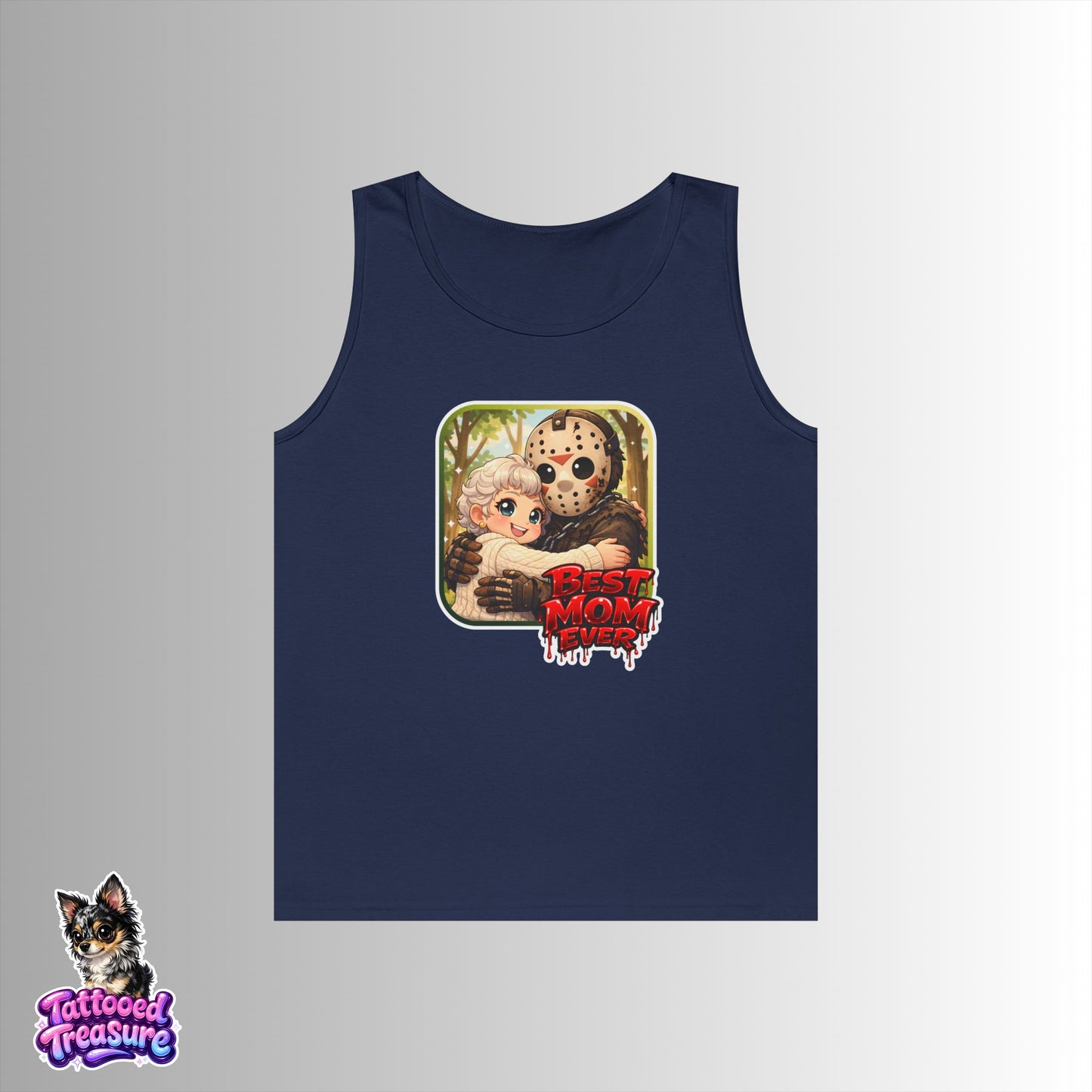 Tank Top — "Best Mom Ever" Horror Jason & Mother Design